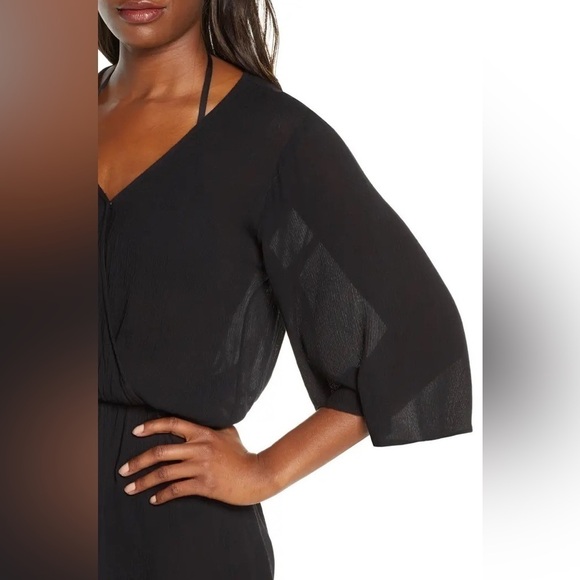 ELAN Stripe Cover-Up Romper Sz Small - Picture 4 of 4